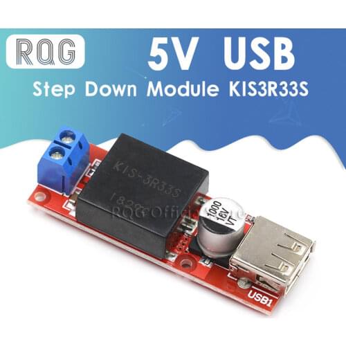 5V USB Output Converter DC 7V-24V To 5V 3A Step-Down Buck KIS3R33S Module KIS-3R33S