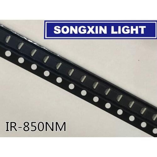 500PCS 0805 2106 2.1*0.6mm 850nm SIDE SMD infrared lamp IR LED 1.3-1.5V 28-30mW Light beads optoelectronic switch