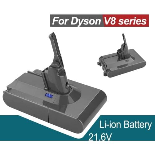 21.6V 9800mAh Original Rechargable Battery for Dyson V8 Fluffy V8 Absolute V8 Handheld Vacuum Cleaner Replacement Li-ion Battery