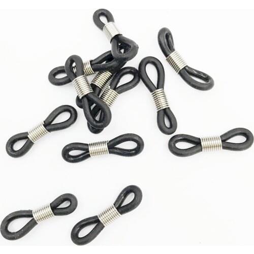 Eyeglasses Sunglasses Spectacle Chain Rope Holder Strap Rubber Loop End Eye Glasses End Loop Connector DIY Jewelry Making