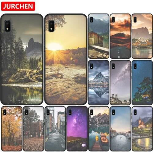 JURCHEN Soft TPU Phone Case For Samsung Galaxy A10E A102U Case Silicone Coque Cartoon Fashion Back Cover For Samsung A10e Cases