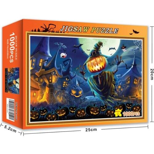 DIY 1000 Pieces Jigsaw Puzzle Educational Puzzle Games Toys Assembling Picture Landscape Puzzles For Adults Children Kids Gifts