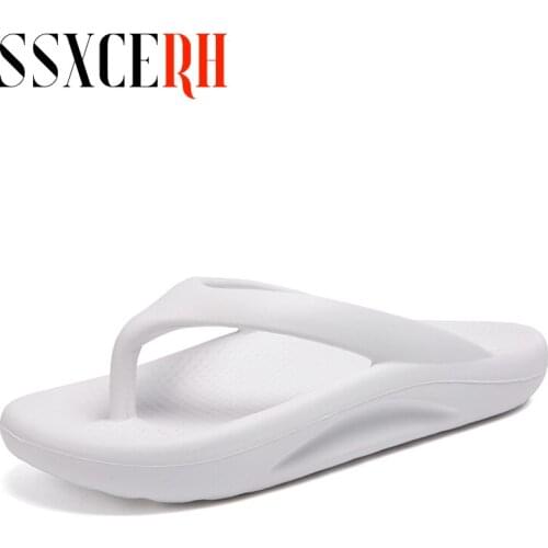 Breathable Beach Men Slippers Big Size 35-46 Unisex Flip Flops Summer Leisure Mens Shoes Lightweight Soft Sandals Zapatillas