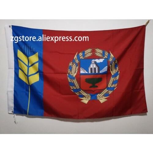 Flag of Altai Krai the federal subjects of Russia 3X5FT 150X90CM Polyester Banner brass metal holes Home Decor