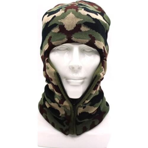 Polar Fleece Tactical Balaclava Military Full Face Neck Scarf Hat Cycling Hunting Hiking Skiing Scarf Army Head Warm Camouflage