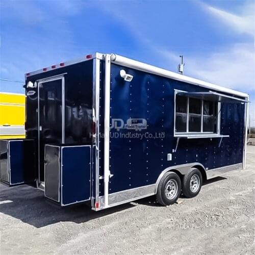 Fast Food Kiosk Coffee Van Hot Dog Cart Mobile Concession Food Truck Trailer for Sale