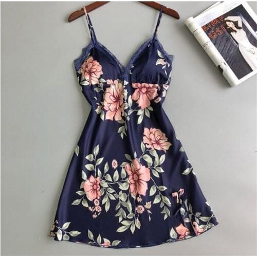 Женские шелковые ночные сорочки Imcute China At AliExpress