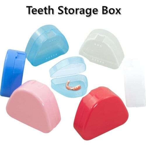 Teeth Storage Box Braces Container Denture Bath Box Mouthguard Guard Denture Storage Case False Teeth Case Appliance