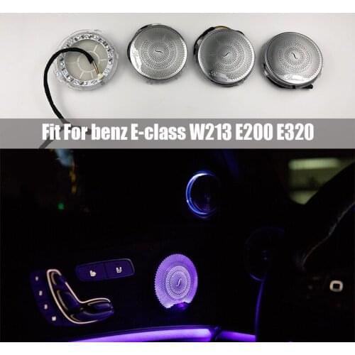 Car ambient light horn cover For benz E class W213 E200 E320 LED turbine air vent Car air condition vent decoration lamp