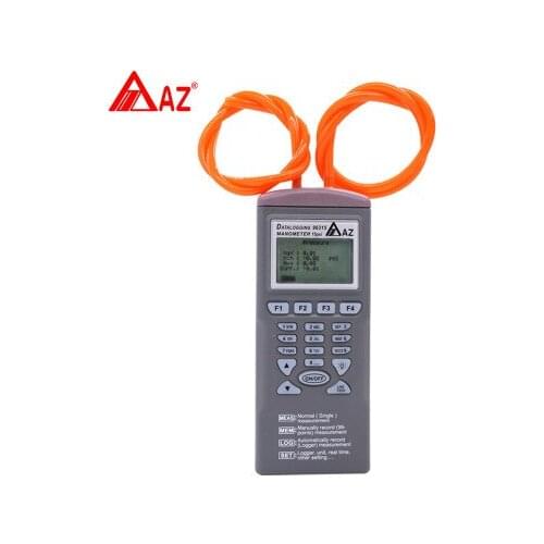 AZ96315 Manometer Datalogger Digital Differential Pressure Meter Tester with Software 11 Measuring Units