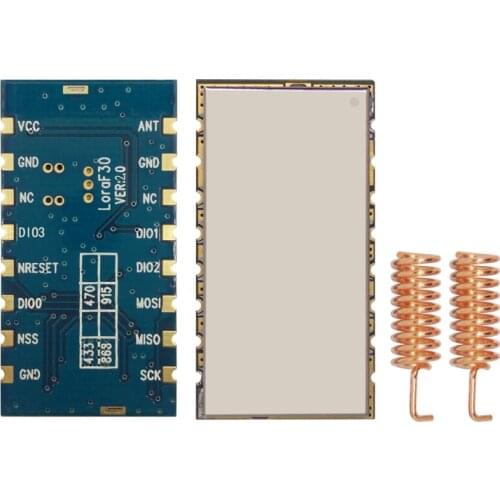 2pcs/lot Lora1276F30 - 27dBm sx1276 LoRa Module in 868MHz | 915MHz with long range 6Km to 8Km