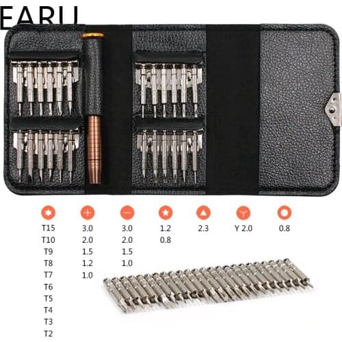 Screwdriver Set 25 in 1 Torx Multifunctional Opening Repair Tool Set Hex Trox Precision Screwdriver For Phones Tablet PC Laptop