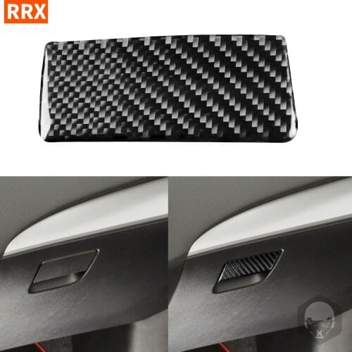 For Mazda 3 Axela 2010 2011 2012 2013 Mazdaspeed3 Carbon Fiber Sticker Front Passenger Glove Box Handle Interior Car Accessories