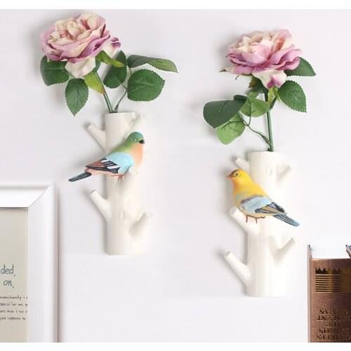 Wall Mounted Coat Rack | Birds On Tree Branch Hanger with 5 Hooks | for Coats, Hats, Keys, Towels, Clothes Storage Hanger