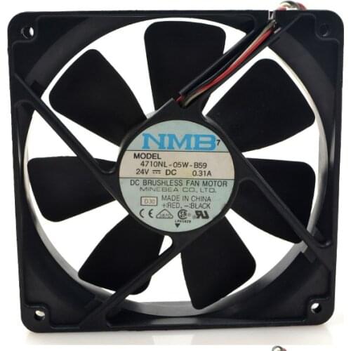 New Original 4710NL-05W-B59 24V 0.31A 12025 12CM Inverter Double Ball Fan
