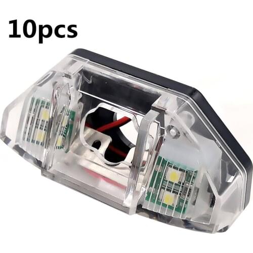 YIFOUM 10pcs Car Rear View Camera Bracket License Plate Lights Housing For Honda CRV 3th/Crosstour/Fit Hatchback 2th/Odyssey 4th