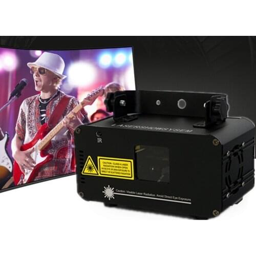 680mW RGB Color DMX Beam Projector Stage Sound Activated Scan Laser Music Light effect Disco DJ Home Party Scanner Lighting