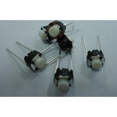 Straight 2-pin touch switch 6*6*5 Micro-button switch Round button switch
