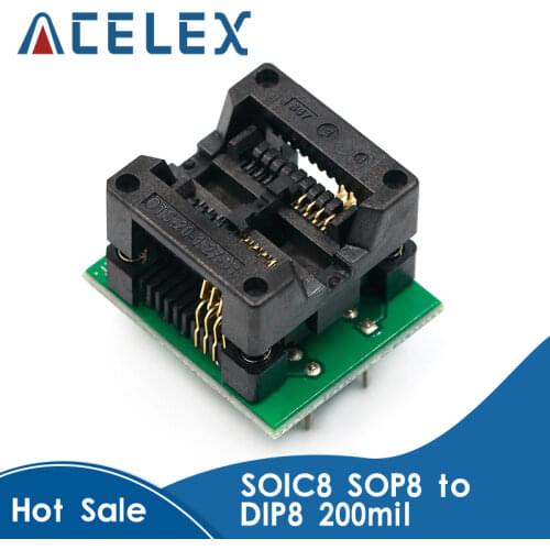 SOIC8 SOP8 to DIP8 EZ Programmer Adapter Socket Converter Module 150mil 200mil