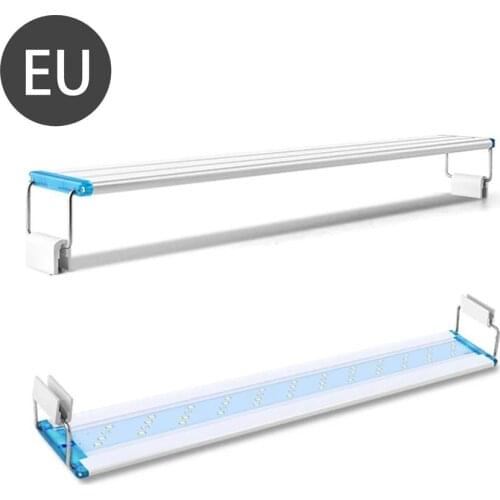 Super Slim LEDs Aquarium Lighting Aquatic Plant Light Extensible Waterproof Clip On Lamp For Fish Tank 90-260V