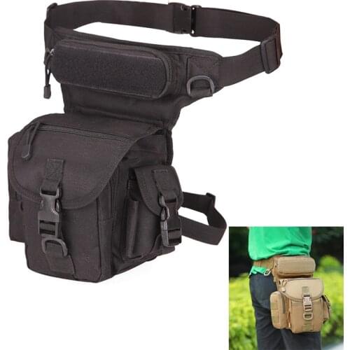Tactical Thigh Drop Leg Bag Waist Pack Outdoor Waist Belt Pouch Military Hunting Camping Climbing Emergency Medical Kit Bags
