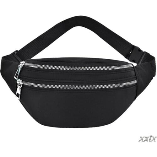 Universal Sports Travel Waist Bag Wear-resistant Nylon Waist Pack Phone Pouch
