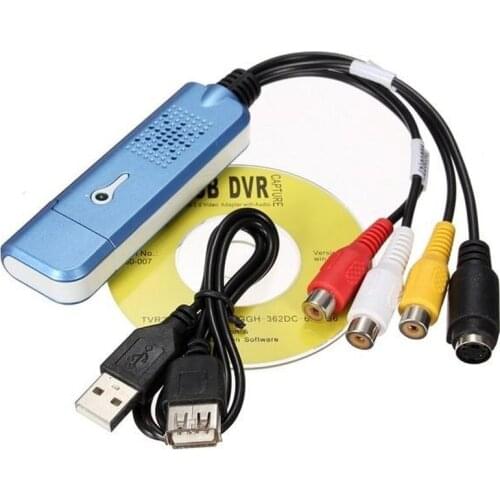 USB 2.0 Converter Audio Video Grabber Capture Adapter for Computer NTSC PAL