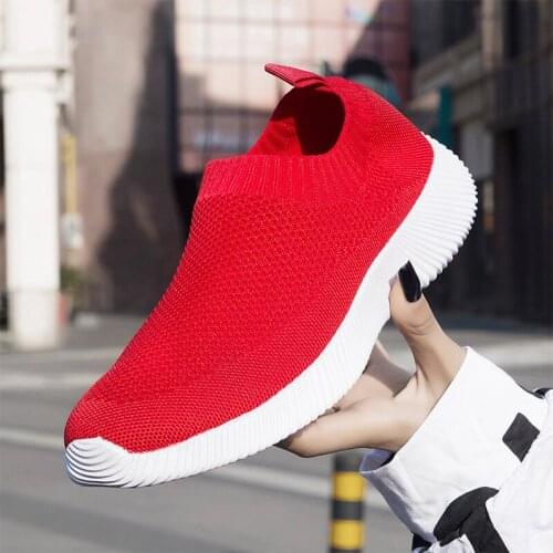 Zapatillas Mujer 2021 New Summer Womens Flat Breathable Mesh Sneakers Shoes Woman Ballet Flats Ladies Slip On Flats Loafers