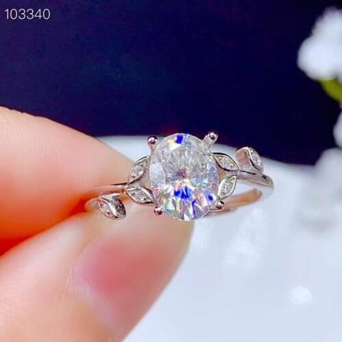 2020 new crackling moissanite gemstone ring for women jewelry engagement ring for wedding 925 silver ring birthday gift love