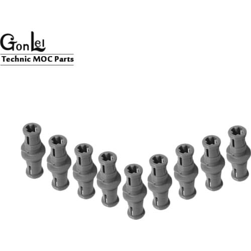 10Pcs/Lot Parts High-Tech Worm Gear 3L with Bush Ends MOC Building Blocks Bricks Parts Mechanical DIY Assembles Children Toys