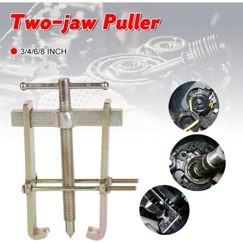 2 Jaw Gear Puller Mechanic Bearing Car Steering Wheel Remover Pilot Bearing Puller Roller Extractor Repair Tools 4/6/8 Inch