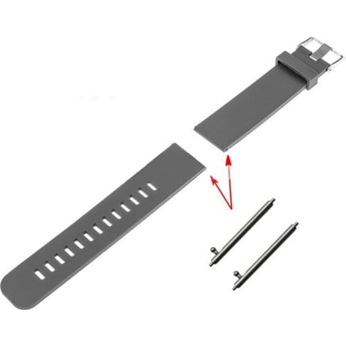 2 Pieces Samsung Galaxy 46MM Watch S3 Watch Stainless Steel Strap Connector Ear Pin 22MM Stainless Steel Strap Band Connector