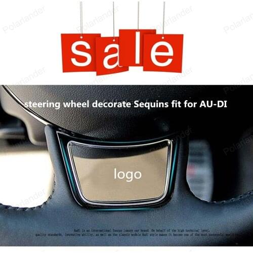 2016 Car Styling Steering Wheel Sequins Cover For AU-DI New A4L A1 A3 A5 A7 Q32016 Accessory