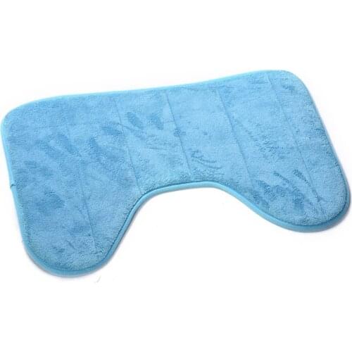 40*60cm U Shaped Bath Mats Anti Slip Home Bathroom Bath Mat Flannel Rugs Wc Mat Door Rug 40*60 Carpet For Bathroom Toilet