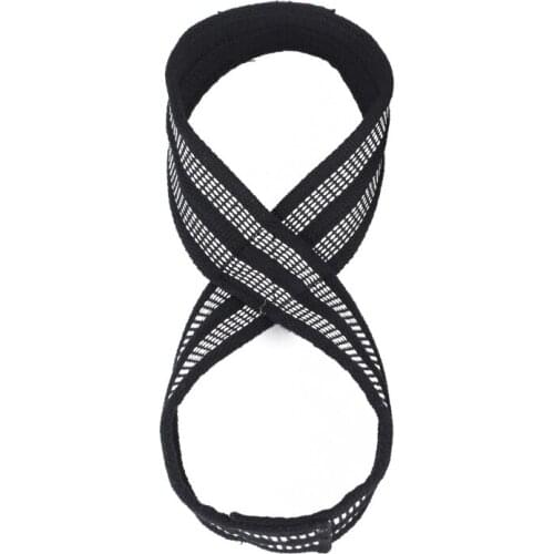 8 Figure Weight Lifting Straps DeadLift Wrist Strap for Pull-ups Horizontal Bar Powerlifting Gym Fitness Bodybuilding Equipment