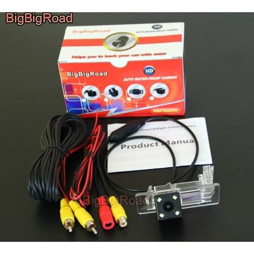 BigBigRoad Rear View Camera For Skoda Yeti 2012~2018 HD Parking Camera For Skoda Octavia Kodiak 2017 Kolok 2018 Rapid FL NH1 NH3