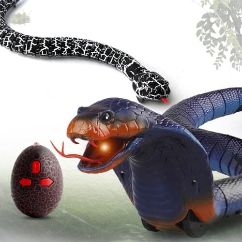 Infrared Remote Control Simulation Snake Realistic Modeling Animal Spoof Toy