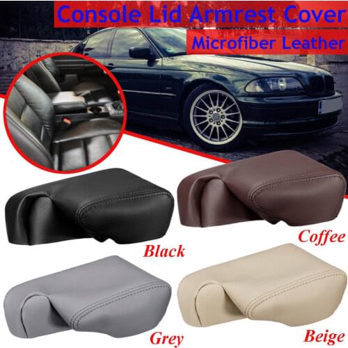 4 Color Center Console Leather Armrest Lid Cover Microfiber Seat Box For BMW E36 318i 320i 323i 235i 1991 1992-1999