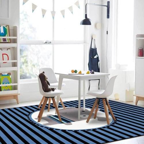 Cartoon Kids Carpets For Baby Bedroom Game Crawl Floor Mat Kids Room Play Area Rugs Child Large Study Factory Rug Room Wholesale