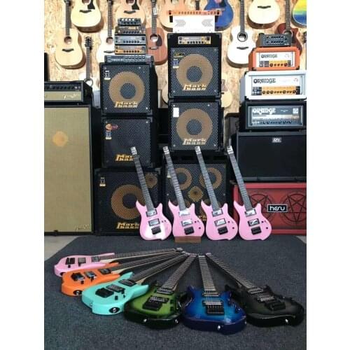 New ALP electric guitar LEAF100 headless portable baby beginner travel metal tonic rock set