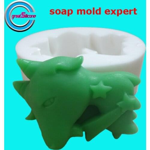 Hot populart !! constellation of the Capricorn shape soap mold /cake mold/silicone mold/decorating cooking tools