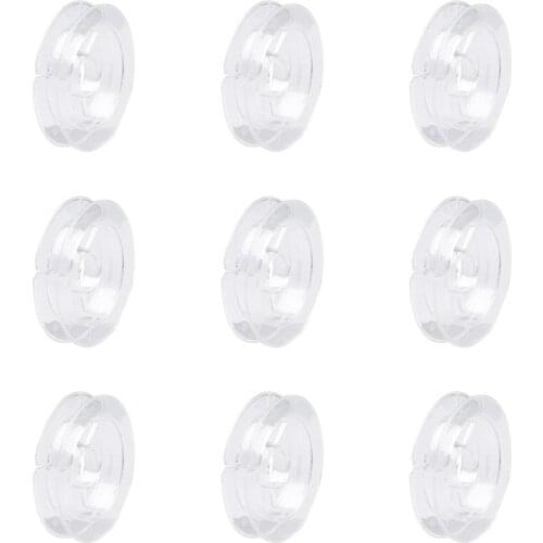 20pcs 50x10mm Clear Empty Wheel Plastic Spools Jewelry Tools for Beading Wire Thread String Accessories Tools F65