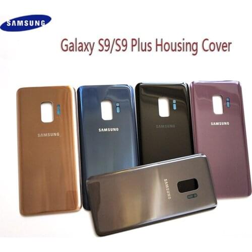 SAMSUNG Galaxy S9 Plus S9+ G965 SM-G965F S9 G960 SM-960F Back Battery Housing Glass Cover Rear Door Case Replacement & sticker