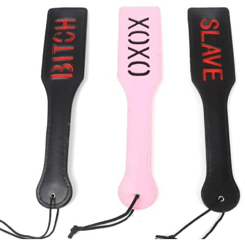 Bitch Slave SM Paddle Slave Bitch Slut SM Flog Spank Paddle Beat Submissive Slave BDSM Pink Kinky Fetish Whip Sluts Paddles Adul