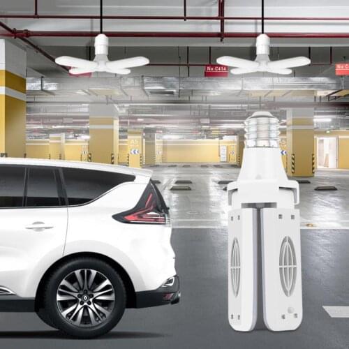 Useful LED Garage Lights Super Bright 30W Daylight Bulbs Warehouse Folding Lamp 3000LM Deformable Garage Ceiling LED Shop Lights