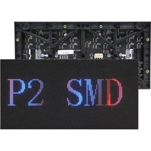 P2 LED Module 256 * 128mm Indoor HD Full Color Display Unit Board 128 * 64 Pixel 1 / 32 Scan SMD1515