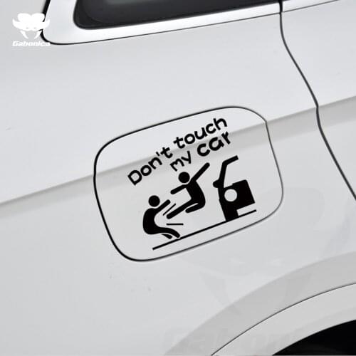 Creativity Letter Personality Reflective Car Sticker Don't Touch My Car For Audi BMW Mercedes VW Honda Toyota Buick Hyundai Kia