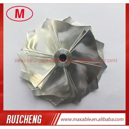 TD04H 20G 52.56/68.00mm 6+6 blades reverse high performance turbo billet/milling/aluminum 2618 compressor wheel