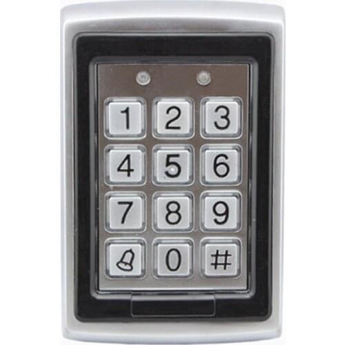 Rain-proof 1000 User Metal ID Card & Password Door Access Control