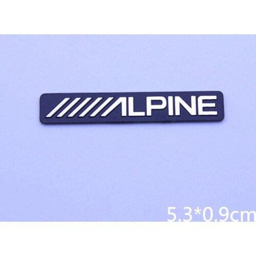 1X ///alpine car stickers Audio Speaker sticker stereo